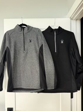 Spyder Half-Zip Performance Pullover Bundle of 2